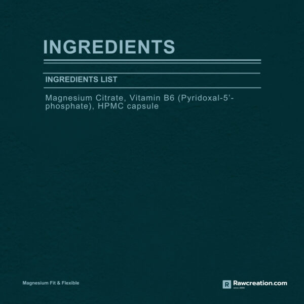 Magnesium Fit & Flexible - 120 Capsules - Image 3