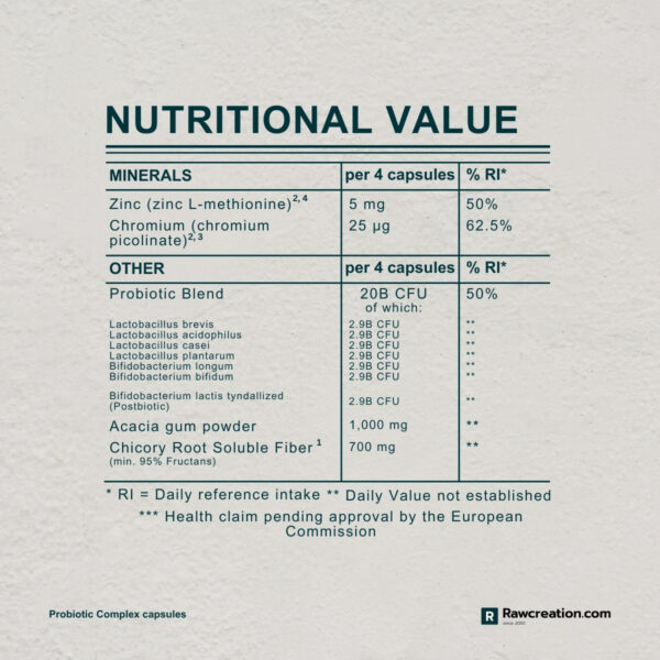 Probiotic Complex - 120 Capsules - Image 11