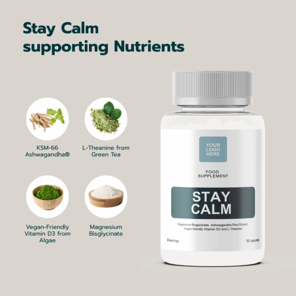 Stay Calm – 90 Capsules - Image 3