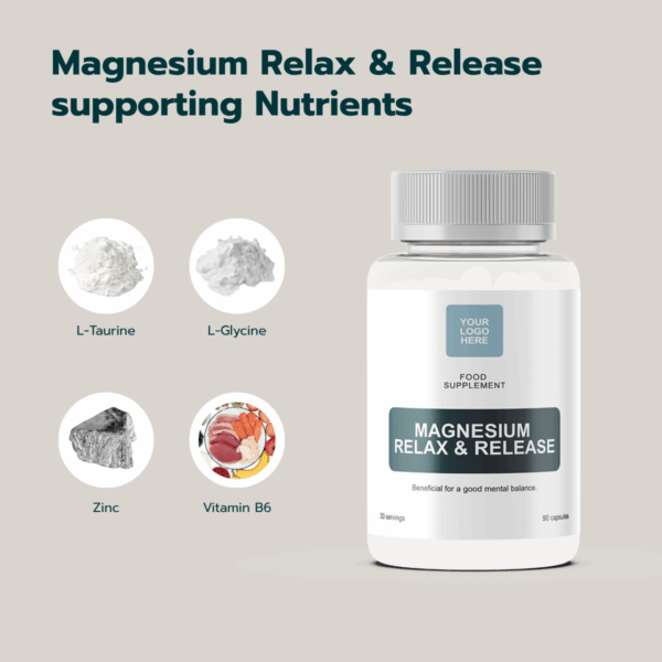 Magnesium Relax & Release – 90 Capsules - Image 3
