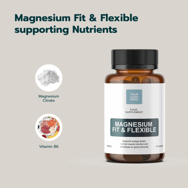 Magnesium Fit & Flexible - 120 Capsules - Image 3