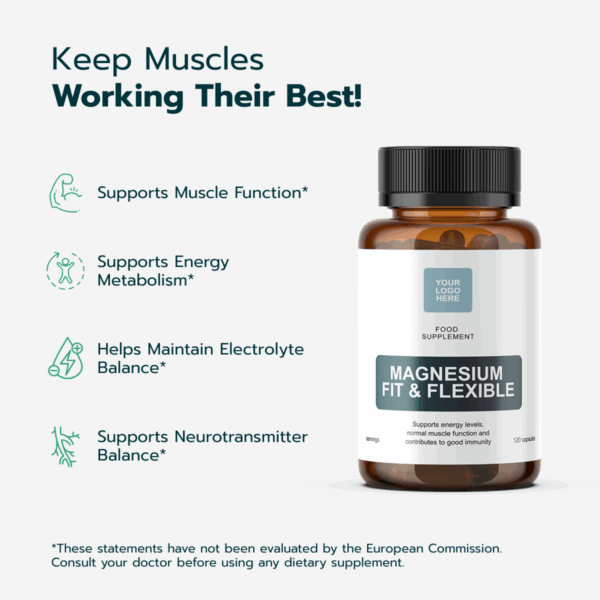 Magnesium Fit & Flexible - 120 Capsules - Image 5