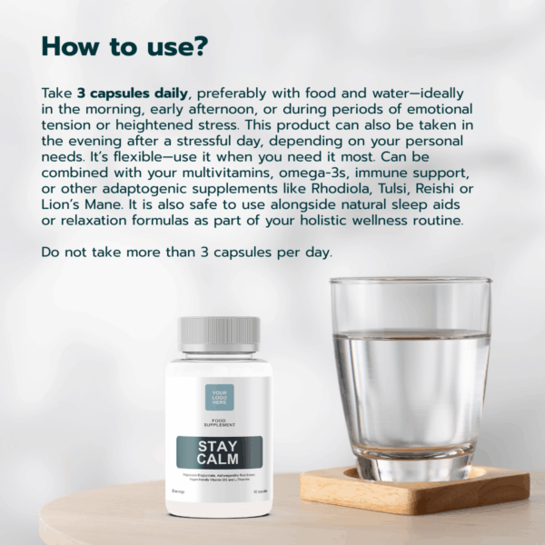 Stay Calm – 90 Capsules - Image 8