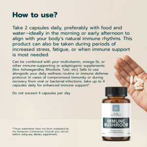 Immune Mushroom – 60 Capsules - Image 8