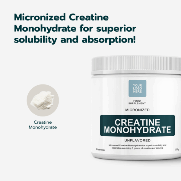 Creatine Monohydrate – 300 grams Powder - Image 3