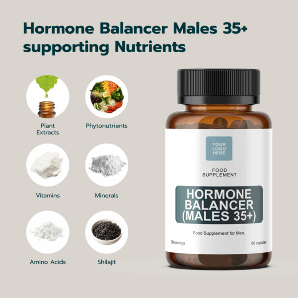 Hormone Balancer Males (35+) – 60 Capsules - Image 3