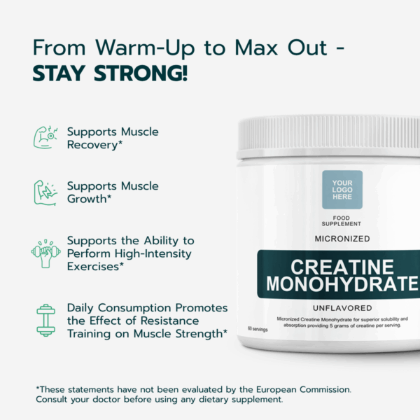 Creatine Monohydrate – 300 grams Powder - Image 4