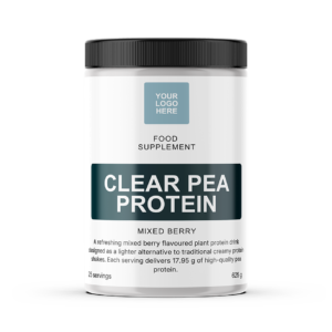 Clear Pea Protein (Mixed Berry Flavour) – 625 gram Powder