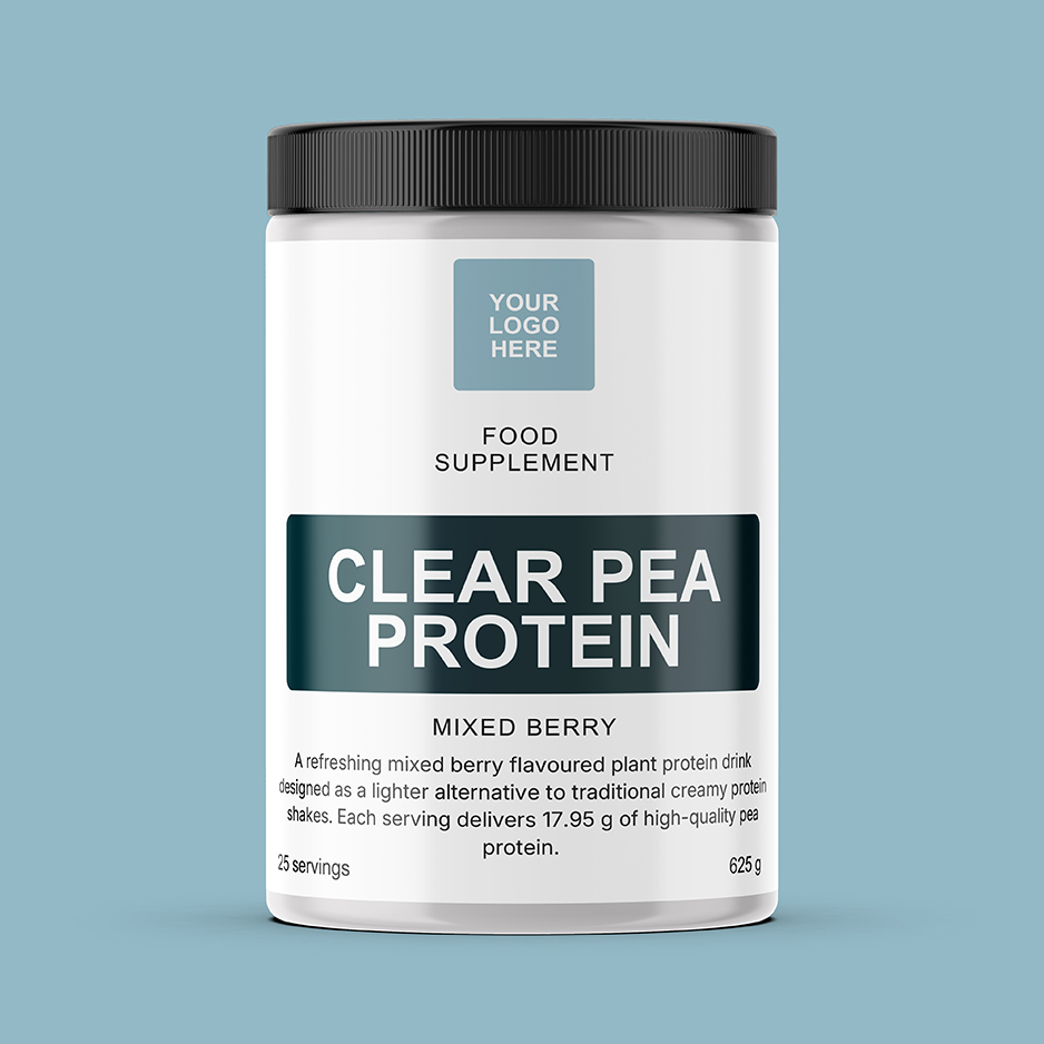 Clear Pea Protein (Mixed Berry Flavour) – 625 gram Powder - Image 2
