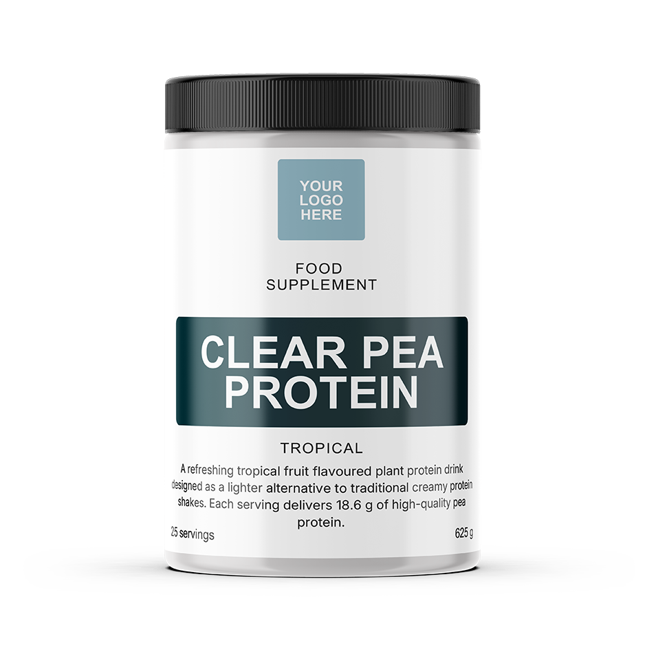 Clear Pea Protein (Tropical Flavour) – 625 gram Powder
