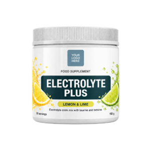 Electrolyte Plus (Lemon + Lime Flavour) – 150 gram Powder